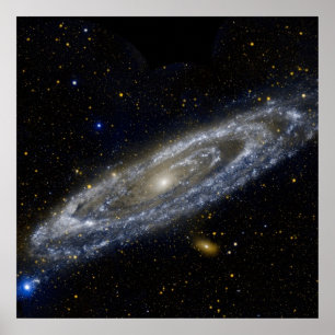Andromeda galaxy milky cosmos universum poster
