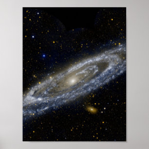 Andromeda galaxy milky cosmos universum poster