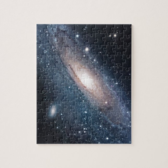 andromeda galaxy milky way cosmos universum pussel (Vertikal)