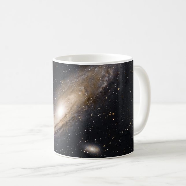 Andromeda Galaxy Mugg | Djup Rymd Astronomi (Framsida höger)