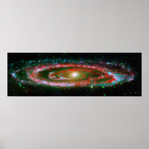 Andromeda Galaxy - Nasa Space Poster/skriver ut Poster