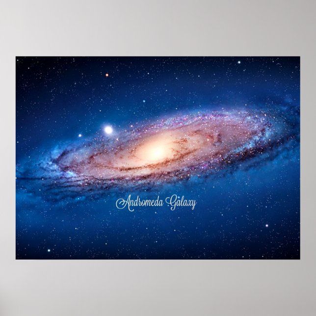 Andromeda Galaxy Poster (Framsidan)