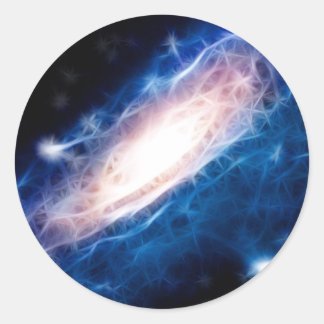 Andromeda Galaxy Runt Klistermärke