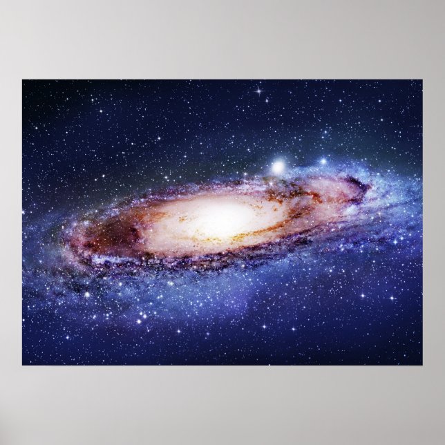 Andromeda Galaxy Skriv ut Poster (Framsidan)