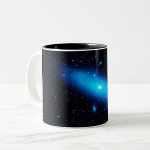 Andromeda galaxy space science astronomy universum Två-Tonad mugg