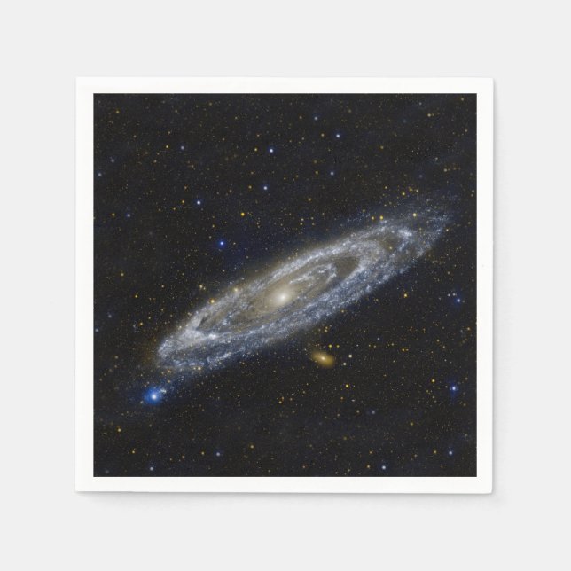 Andromeda Galaxy Starry Himlar Pappersservett (Framsidan)
