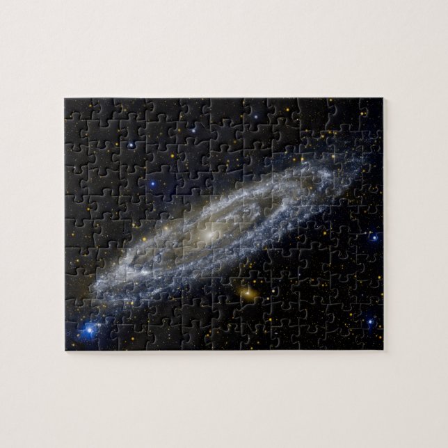 Andromeda Galaxy Starry Himlar Pussel (Horisontell)