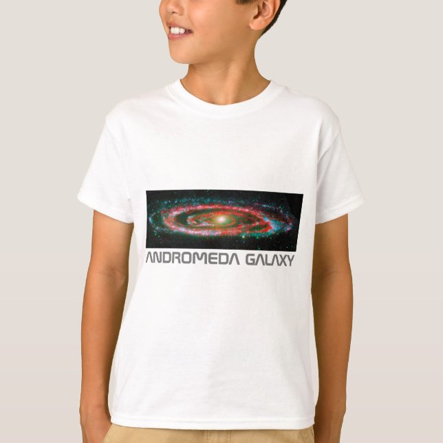 Andromeda galaxy t shirt (Framsida)