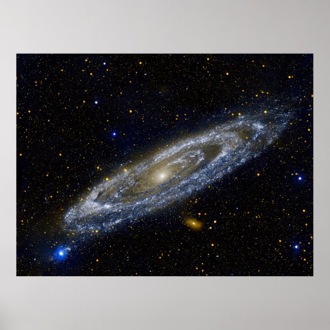 Andromeda Galaxy Ultraviolet View, ZGOS Poster (Framsidan)