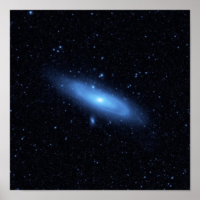 Andromeda galaxys äldre stellarpopulation poster (Framsidan)