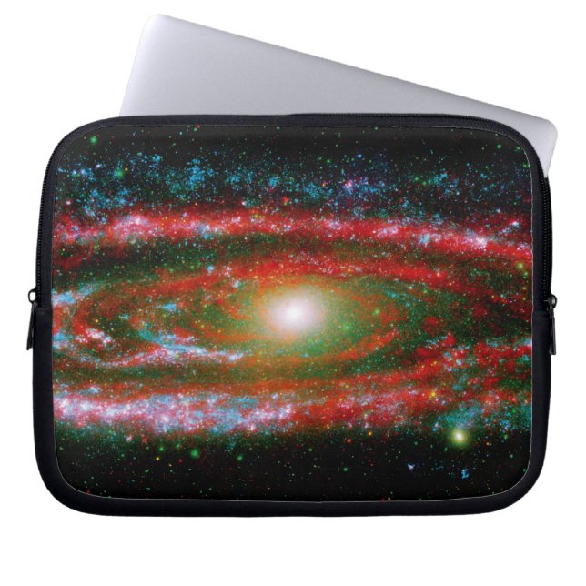 Andromeda Gallaxy Laptop Sleeve (Framsidan)
