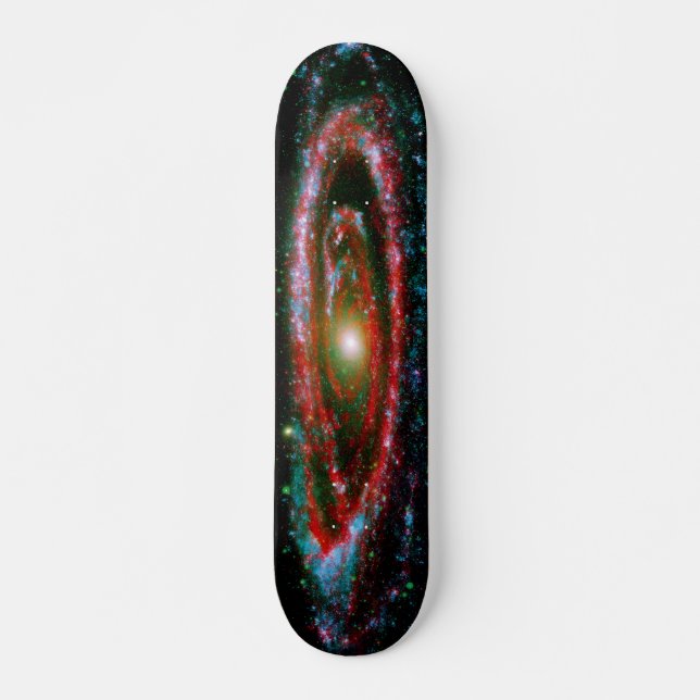 Andromeda Gallaxy Mini Skateboard Bräda 18,7 Cm (Framsida)
