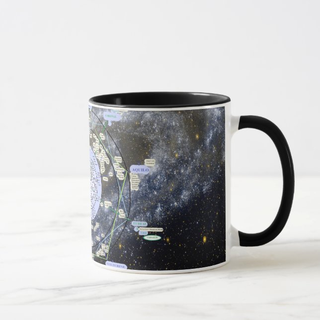 Andromeda Map mug Mugg (Höger)