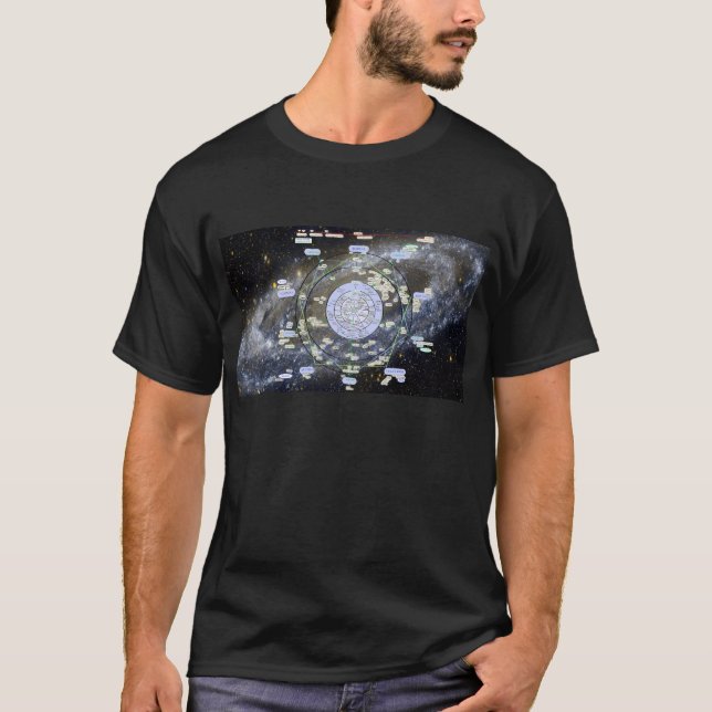 Andromeda Map -- Starquest T Shirt (Framsida)