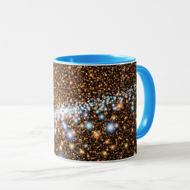 Andromeda svarta hål blå stjärnor - konstnärens ko mugg (Framsida höger)