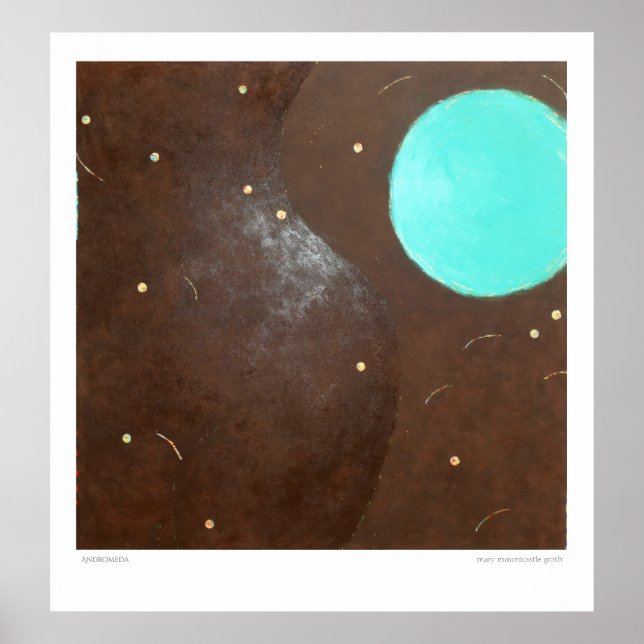 Andromeda-utskrift Poster (Framsidan)