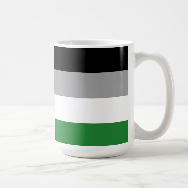 Androphilia Pride Flagga Kaffemugg (Höger)