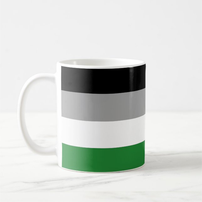 Androphilia Pride Flagga Kaffemugg (Vänster)