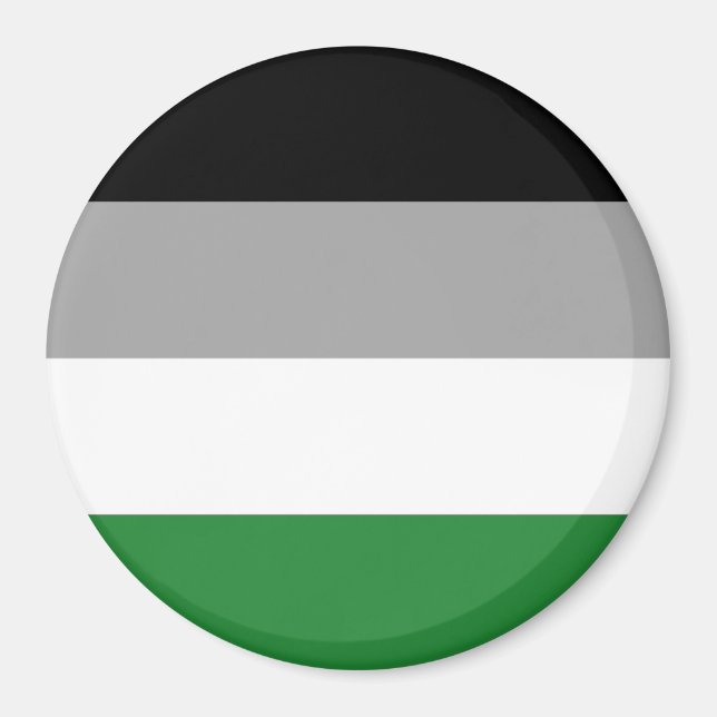 Androphilia Pride Flagga Magnet (Framsidan)