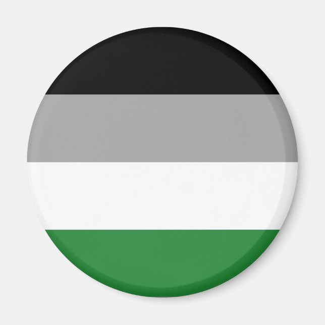 Androphilia Pride Flagga Magnet (Framsidan)
