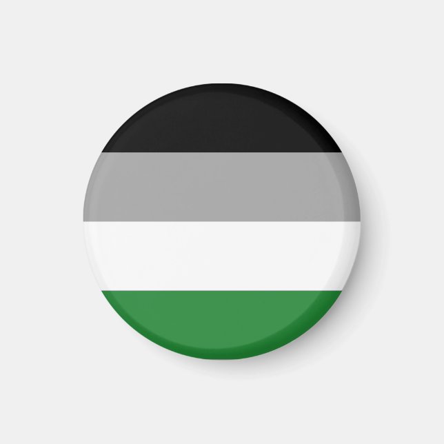 Androphilia Pride Flagga Magnet (Framsidan)