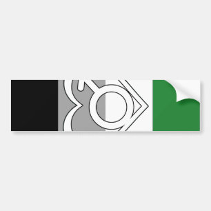 Androphilia Pride Flagga och Symbol Bildekal