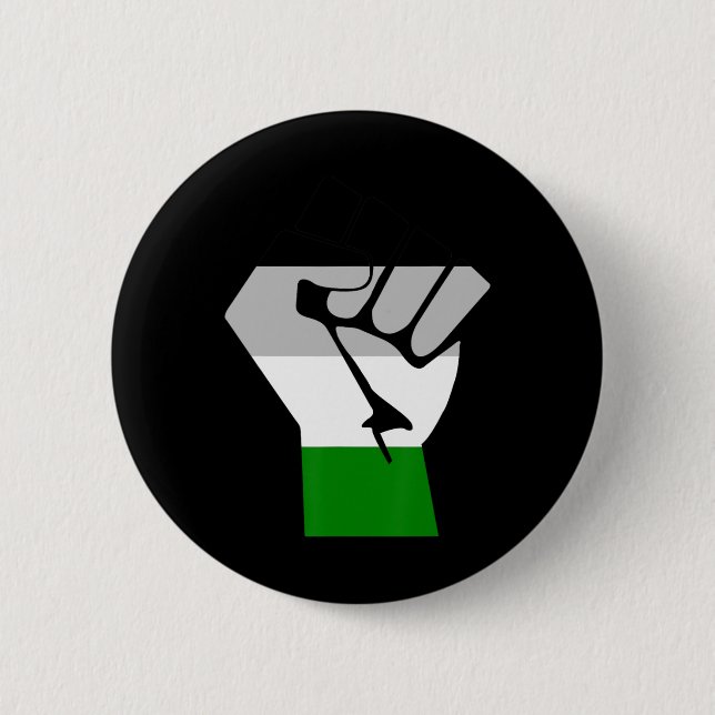 Androphilia Pride Flagga Resistent Androphilia Knapp (Framsida)