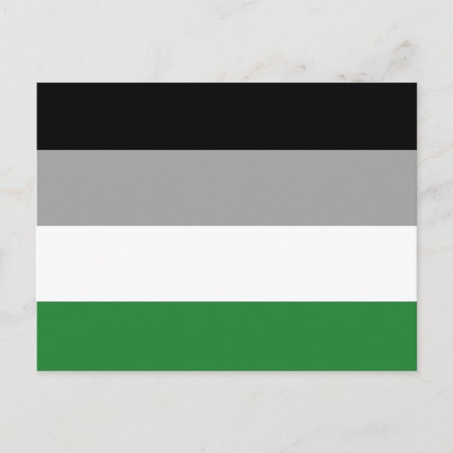 Androphilia Pride Flagga Vykort (Framsida)