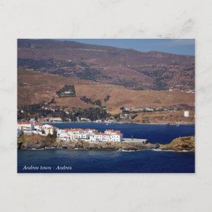 Andros City - Andros Vykort