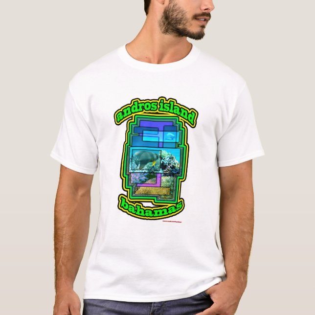 Andros ö Bahamas T-shirt (Framsida)