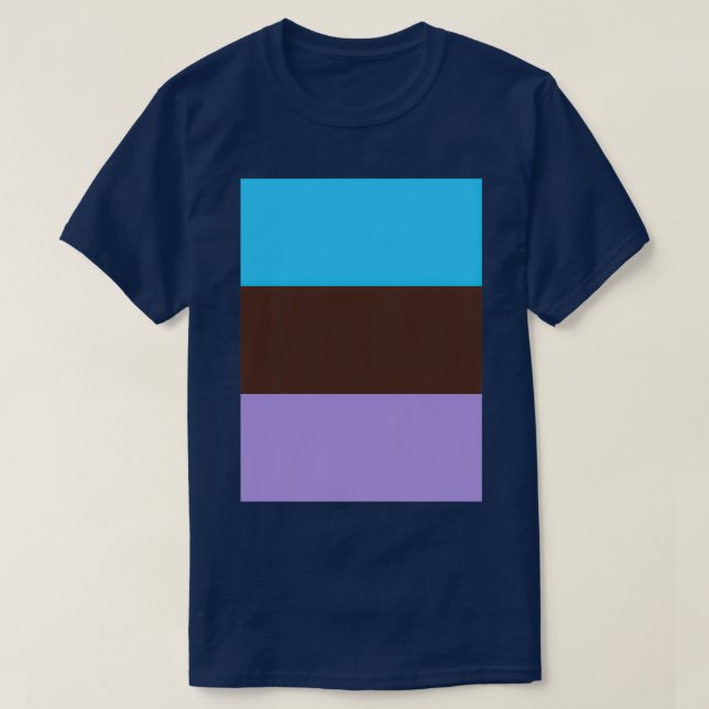 Androsexual Flag T Shirt (Design framsida)