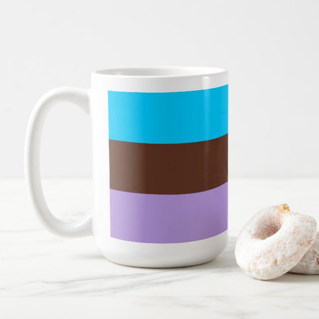 Androsexuell stolthet kaffemugg (Med munk)
