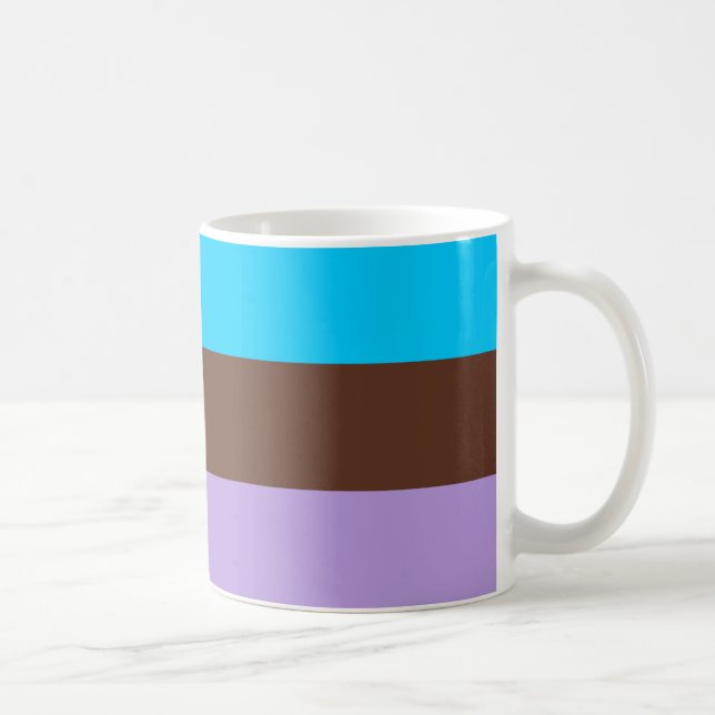 Androsexuell stolthetsflagga kaffemugg (Höger)