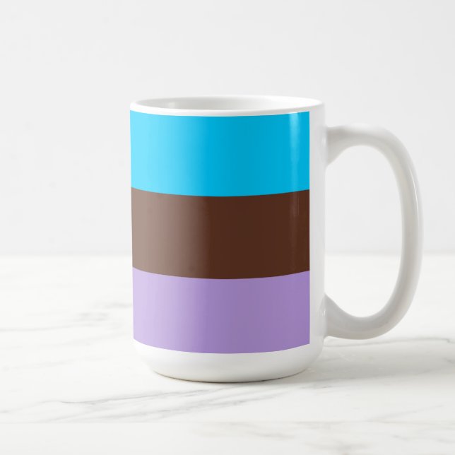 Androsexuell stolthetsflagga kaffemugg (Höger)