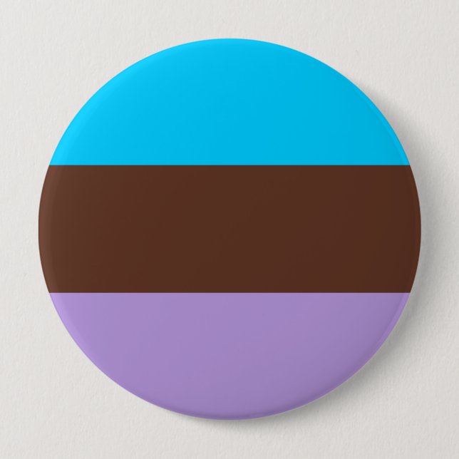 Androsexuell stolthetsflagga knapp (Framsida)