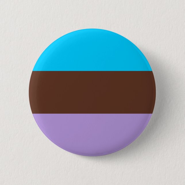 Androsexuell stolthetsflagga knapp (Framsida)