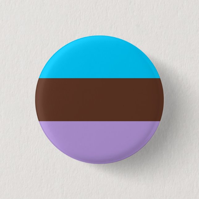 Androsexuell stolthetsflagga knapp (Framsida)