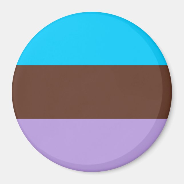 Androsexuell stolthetsflagga magnet (Framsidan)