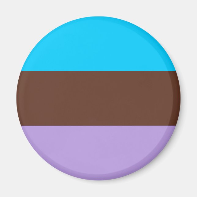 Androsexuell stolthetsflagga magnet (Framsidan)