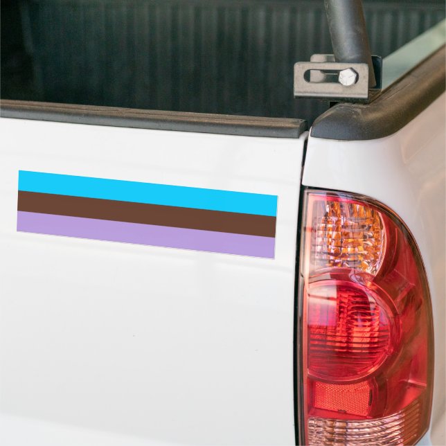 Androsexuellt Pride Bildekal (På lastbil)