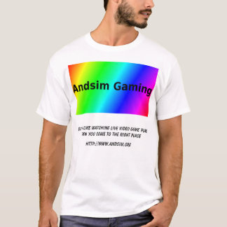 Andsim Gaming Kortärmad Shirt T