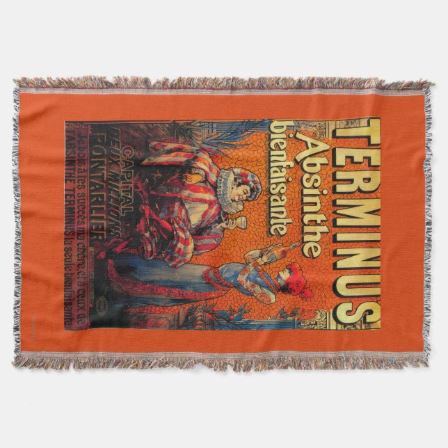 ÄndstationAbsinthevintage PosterEurope Mysfilt (Framsidan)