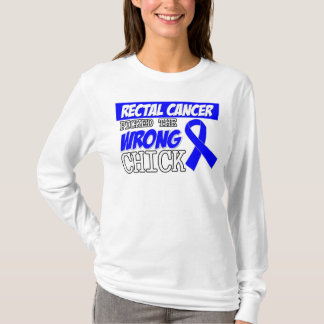 Ändtarms- cancer valde den fla chicken tee shirt