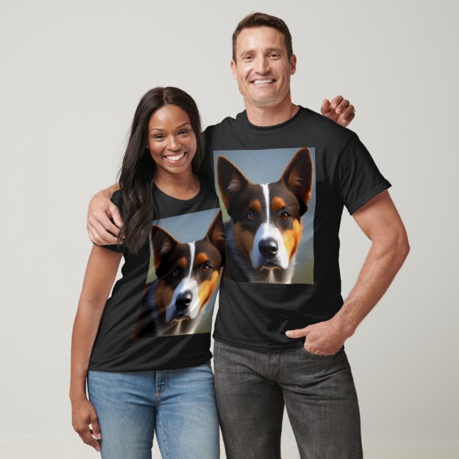 Andy Australian Blue Heeler T Shirt (Unisex)