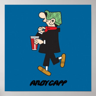 andy capp uk english england retro poster