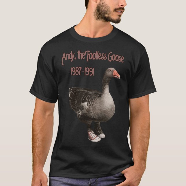 Andy, den fotlösa Goose Classic T-Shirt (Framsida)