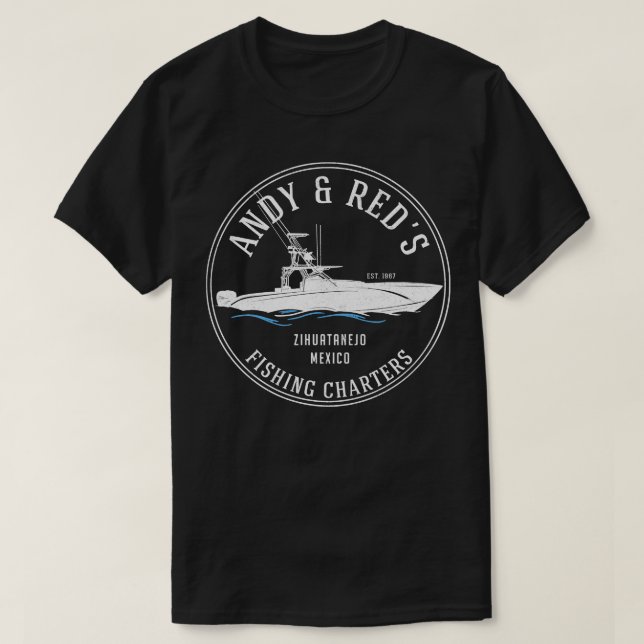 Andy  Fishing Charters T Shirt (Design framsida)