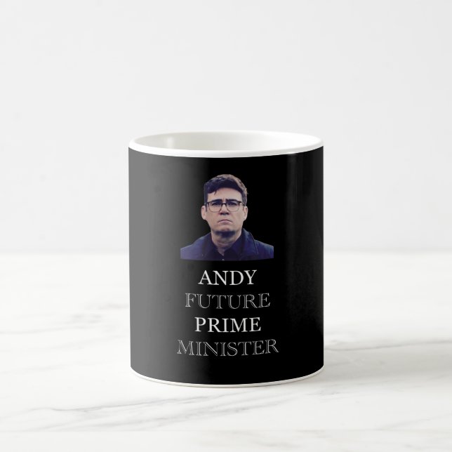 Andy Future Prime Minister - Andy Burnham Kaffemugg (Center)
