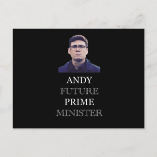 Andy Future Prime Minister - Andy Burnham Vykort