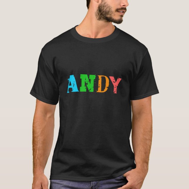 Andy grunge any färg T-Shirt (Framsida)